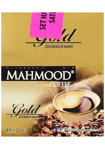 Mahmood Coffee Gold Granül Kahve 2 gr x 48 Adet fiyatları