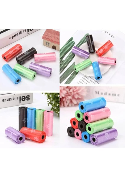 Kyrotech Köpek Kaka Poşeti 12 Rulo Kaka Torbası Köpek Dışkı Poşeti Kaka Eğitimi Yardımcı Evcil Hayvan Kaka Poşeti 12 Li Set