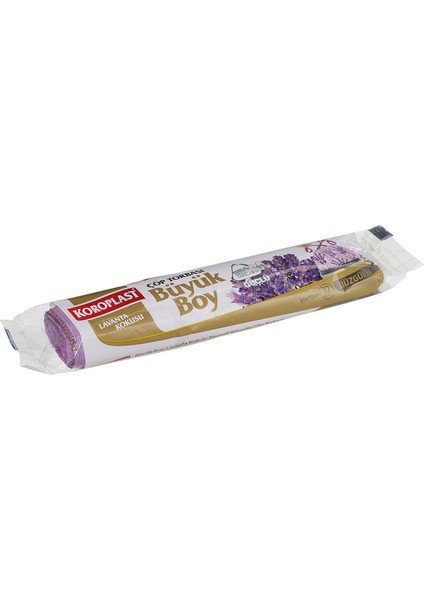 Koroplast Lavanta Kokulu Büyük Boy Büzgülü Çöp Poşeti 10'lu 65X70 Cm, Kolay Bağlanır Kokulu Büzgülü Büyük Boy Çöp Torbası, Sızdırmaz, Yırtılmaz, Geri Dönüştürülebilir Torba, Ekstra Güçlü Çöp Poşeti modelleri