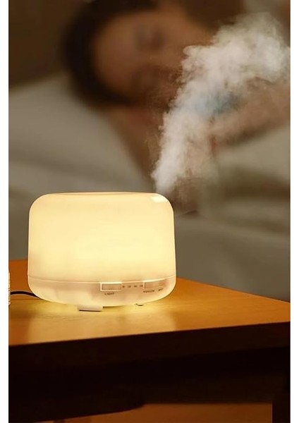 ml Uzaktan Kumandalı 7 Renk Ledli Ultrasonik Hava Nemlendirici Aromaterapi Uçucu Yağ Difüzörü fiyatları