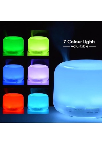 ml Uzaktan Kumandalı 7 Renk Ledli Ultrasonik Hava Nemlendirici Aromaterapi Uçucu Yağ Difüzörü indirimleri