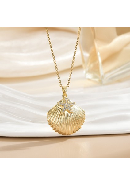 Yeni Kıdemli Işık Duygusu Lüks Mikro Set Zirkonya Bakır 18 Ayar Altın Kaplama Kolye Kolye Köprücük Kemiği Zinciri Takı ile Kadın Moda (Yurt Dışından)