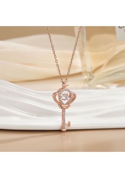 Yeni Titanyum Çelik Renk Kaybetmez Ruh Kolye Kadın Mizaç Basit Şanslı Çim Köprücük Kemiği Zinciri Niş Tasarım Kolye Takı (Yurt Dışından)