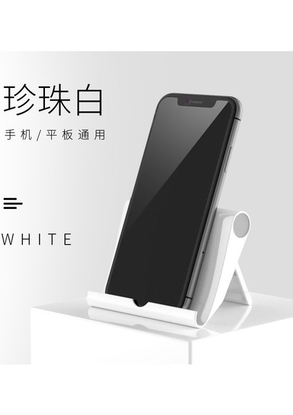 Yeni Cep Telefonu Tutucu Masaüstü Cep Telefonu Tutucu Tembel Adam Taşınabilir Katlanabilir Tablet Destek Standı (Yurt Dışından)