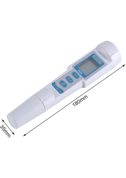 983 PH/EC/TEMP Metre Profesyonel 3'ü 1 Arada Taşınabilir Yüksek Hassasiyetli Elde Tutulan pH Metre Kalem Test Su Kalitesi Test Cihazı Ölçer
