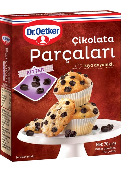 Dr. Oetker 70G Bitter - Çikolata Parçaları (Dekor) fiyatları