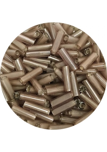 Uzun Boru Kesme Boncuk Çap 2mm Uzunluk 10 mm - 60 Gram - Duman - BNC292 fiyatları