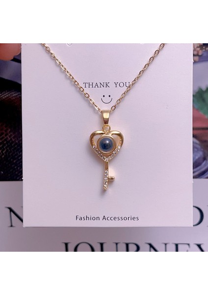 Yeni Titanyum Çelik Köprücük Kemiği Zinciri Dönen Kolye Kolye Kadın Yüz Aksesuarlı (Yurt Dışından)