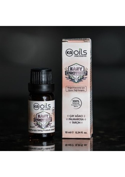 Kaoils Easy Protect Uçucu Yağ Karışımı 10 ml – Kış Boyu Akar, Mikrop ve Bakterilere Karşı Temiz ve Ferah Hava | Difüzör ve Buhurdanlık Için | Çay Ağacı, Palmarosa, Tarçın ile Bitkisel Koruma fiyatları