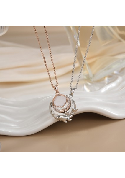 Yeni Titanyum Çelik Renk Kaybetmez Ruh Kolye Kadın Mizaç Basit Şanslı Çim Köprücük Kemiği Zinciri Niş Tasarım Kolye Takı (Yurt Dışından)