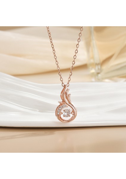 Yeni Titanyum Çelik Renk Kaybetmez Ruh Kolye Kadın Mizaç Basit Şanslı Çim Köprücük Kemiği Zinciri Niş Tasarım Kolye Takı (Yurt Dışından)