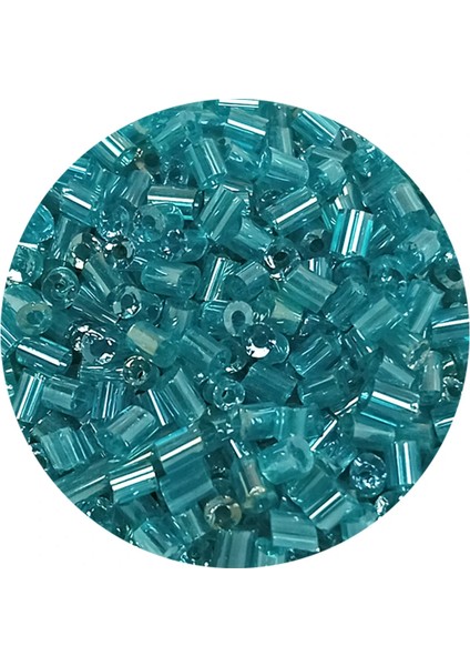 Kesme Cam Boncuk 2mm - 60 Gram - Şeffaf Turkuaz - BNC364 fiyatları