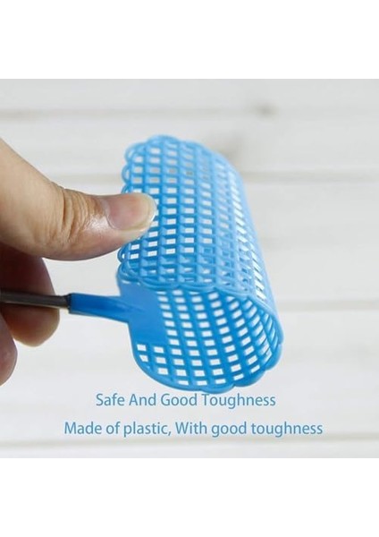 Xspring Sinek Kovucu, 5'li Paket Dayanıklı Plastik Sinek Raketi Seti, Paslanmaz Çelik Saplı Teleskopik Sinek Raketi, Esnek Manuel Ev Tipi Sinek Raketleri, Iç Mekan Kullanımı Için (Renkli)