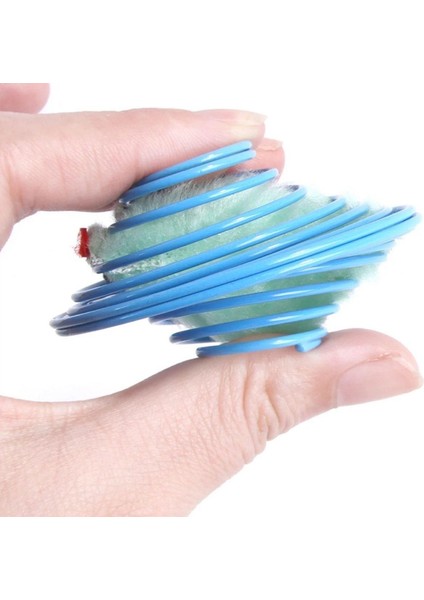 Yaylı Metal Fareli Kafes Kedi Oyun Topu Sıçrayan Spiral Kedi Topu (4940) modelleri