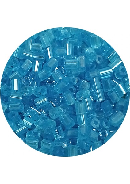 Kesme Cam Boncuk 2mm - 60 Gram - Şeffaf Turguaz - BNC397 fiyatları