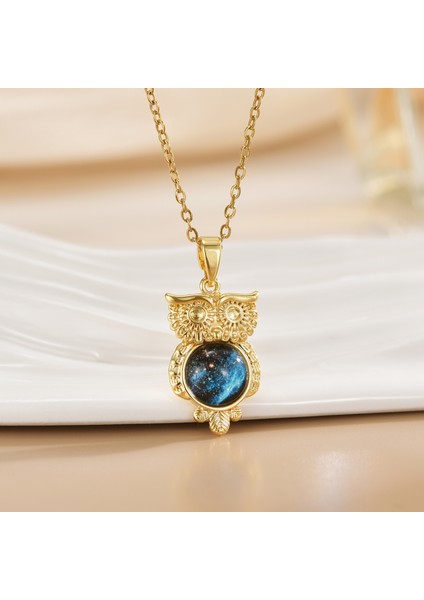 Yeni Işık Lüks Moda Yıldız Gezegen Şekli Tasarım Kolye Kadın Titanyum Çelik Köprücük Kemiği Zinciri Kozmik Yıldız Nehir Kolye Mücevher (Yurt Dışından)