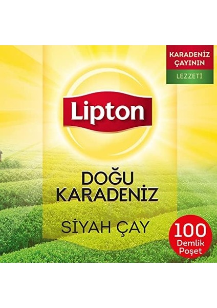 Lipton Doğu Karadeniz Demlik Süzen Poşet Bergamot Aromalı Siyah Çay 100'LÜ Paket fiyatları