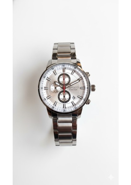 Erkek Kol Saati Gümüş Renk, Metalik Kadran - Şık Metal Kordon, 2 Yıl Garantili