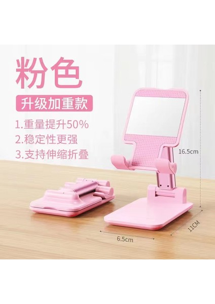 Yeni Cep Telefonu Tutucu Masaüstü Cep Telefonu Tutucu Tembel Adam Taşınabilir Katlanabilir Tablet Destek Standı (Yurt Dışından)