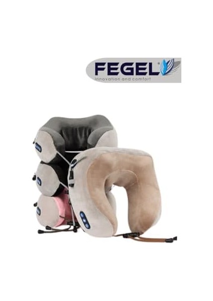 Fegel Fg-01 Seyahat Tipi Masajlı Boyun Yastığı (Antrasit) fiyatları