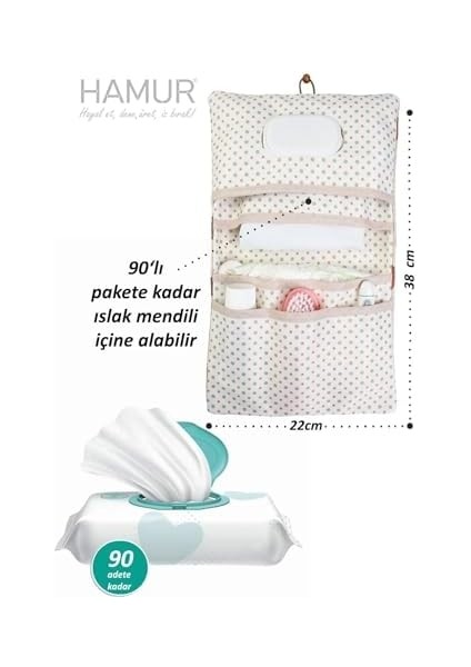 Hamur Bebek Bakım Çant. Organızer Urcin modelleri