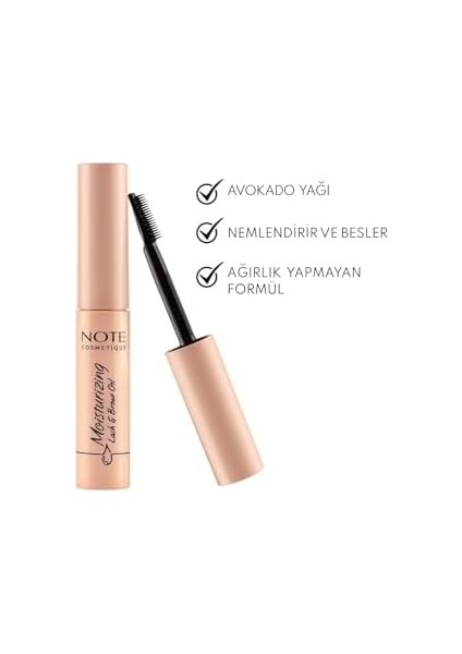 Note Moisturizing Lash & Brow Oil Nemlendirici ve Besleyici Kaş Kirpik Bakım Yağı fiyatları