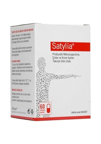 Satylia Pro Postbiyotik - 60 Kapsül fiyatları