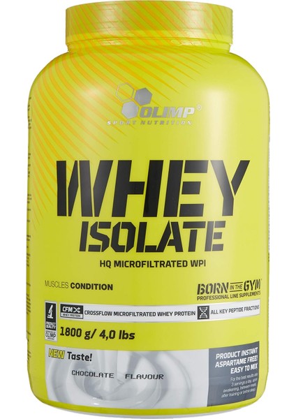 Olımp Sport Nutrıtıon Whey Protein Isolate - Çikolata Aromalı, 1800 gr