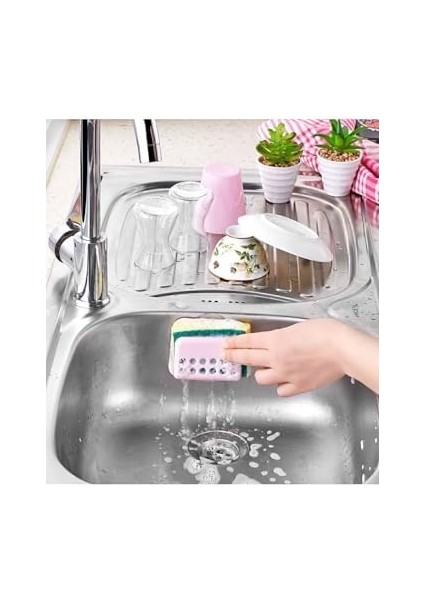 Seahome Süper Sünger Matik - Bulaşık Süngeri Sünger Askısı - Vantuzlu Sünger Matik ISG-128 fiyatları