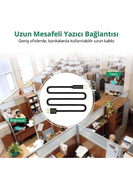 USB To Usb-B Tarayıcı Yazıcı Kablosu 15 Metre fiyatları