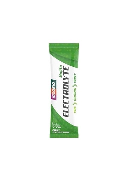 Ingobio Electrolyte Mojito Nane Limon Aromalı Elektrolit Sporcu Içeceği – 15 Adet