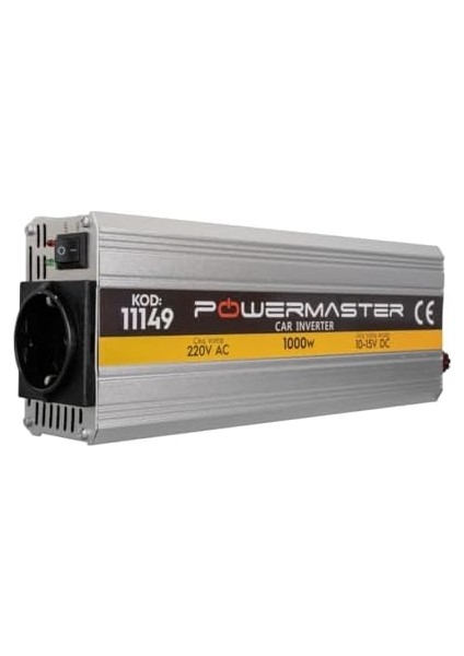 Powermaster Invertör 1000W 12 Volt 220 Çevirici Modified Sinus modelleri