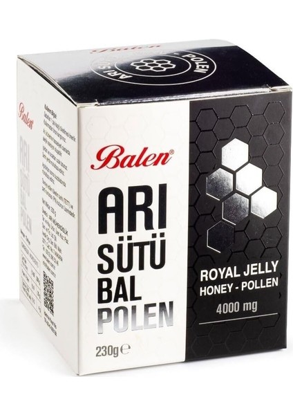 Balen Arı Sütü Bal Polen Karışım 4000 Mg. AR0085 modelleri