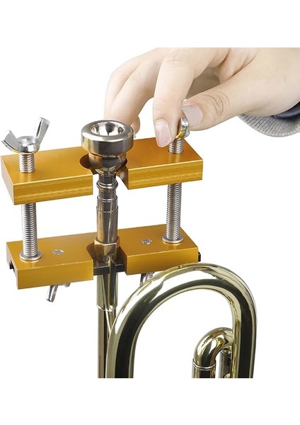Parçası Puller Çıkarıcı, Profesyonel Trompet Ağızlığı Pirinç Alet Çektirme, Rüzgar Enstrümanları Tamiri, Trombon, Euphonium Boynuz Ağız Için, Pcs Müzik Aksesuarları