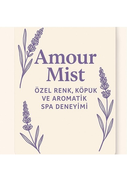 Amour Mist – Lavanta Büyüsü Banyosu | Köpüren Banyo Çayı | Romantik Spa Deneyimi | El Yapımı fiyatları