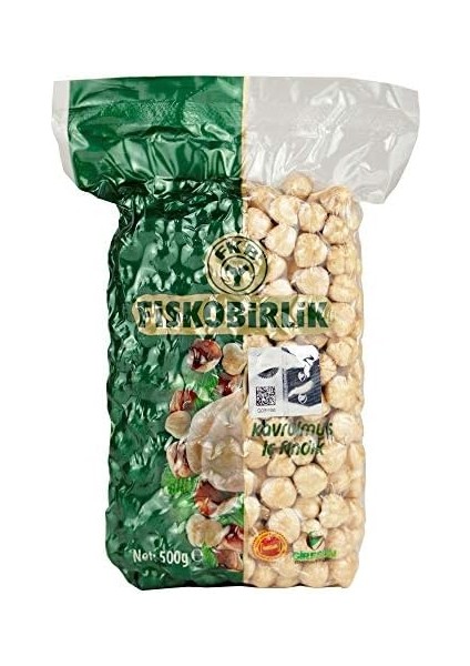 Fiskobirlik Kavrulmuş Vakumlu Fındık Coğrafi Işaretli 500 gr modelleri