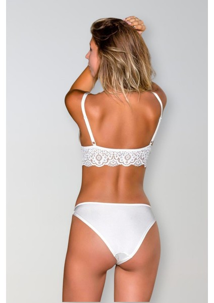 Ekru Bralet Sütyen Slip Külot Takım fiyatları