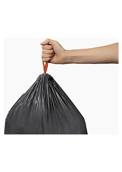 Joseph Joseph Iw7 Öko Eco Çöp Torbası, Geri Dönüştürülmüş Plastik, Ipli Mutfak Atık Torbası, Ekstra Güçlü, 20 Adet, 20 Litre Hacim, Gri modelleri