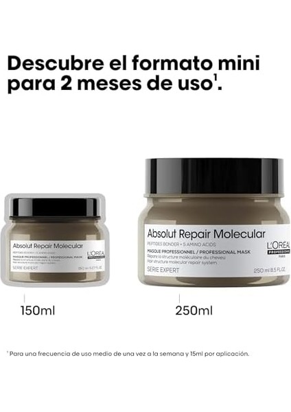 L'oréal Professionnel Paris Serie Expert Absolut Repair Molecular Yıpranmış Saçlar Için Durulanmayan Maske 150 Mililitre fiyatları