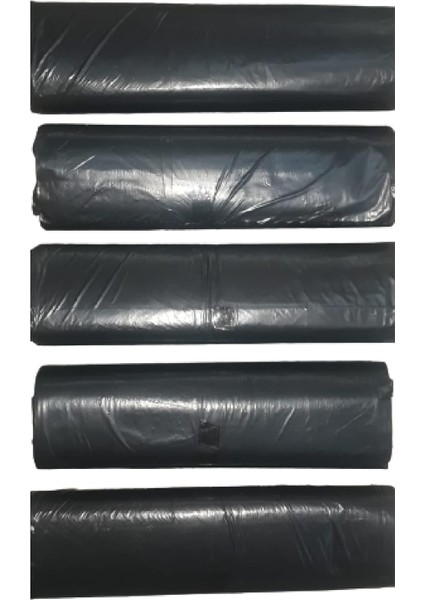 Jumbo Boy J-250 Çöp Poşeti 80X110 cm 90 Lt 10'lu Rulo 5 Paket Siyah