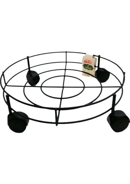 Metal - Siyah Tüp Çek Damacana Altlık (4940)