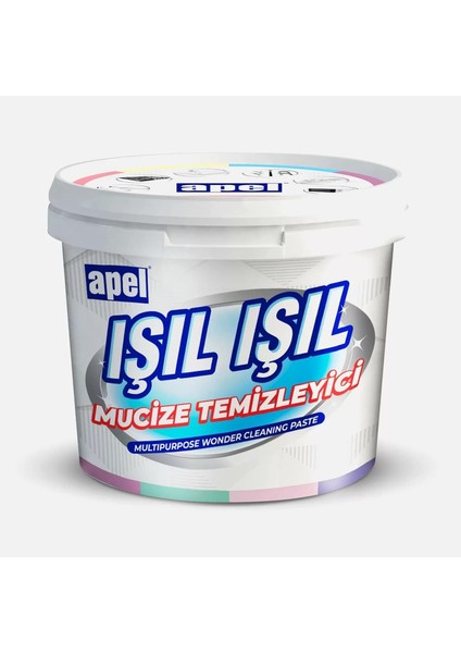 Apel Işıl Işıl Genel Amaçlı Mucize Temizleyici 500 gr - Ayakkabı Temizleyici - Çaydanlık Tencere Temizleyici