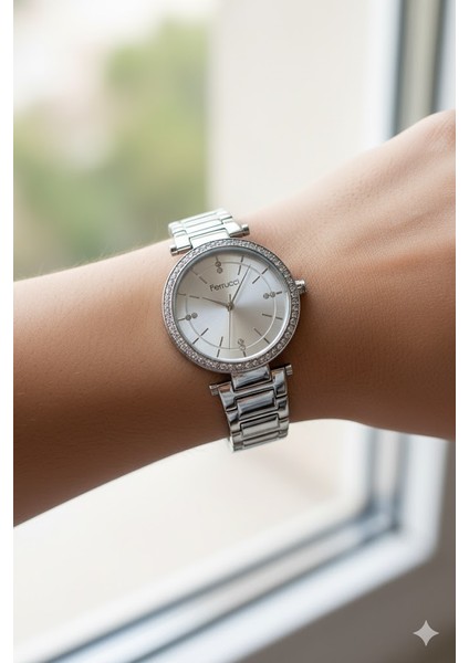 Kadın Kol Saati Gümüş Renk, Gümüş Kadran - Şık Metal Kordon, 2 Yıl Garantili modelleri