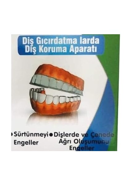 Diş Gıcırdatma, Diş Sıkma Çene Sıkma Önleyici, Yüksek Kalitede Silikon Gece Plağı,bruksizm Aparatı,üst Dişler Için, Kalıpalınabilir Silikon Dişlik(1 Adet, Kutulu)