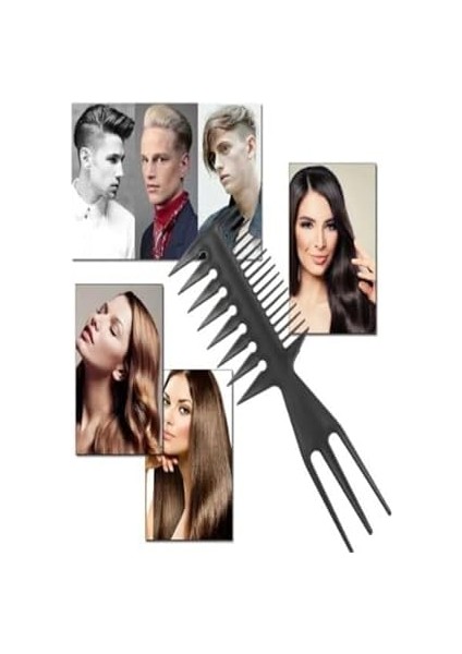 M-5001 Saç Maske Uygulayıcı ve Çok Amaçlı Saç Şekillendirici Tarak Antistatik Karbon Tarak fiyatları