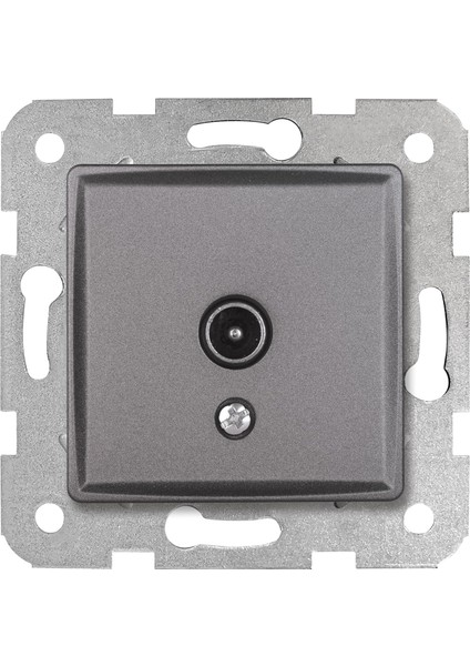 Linnera Life Granit Grisi Tv Geçişli 8db Mekanizma ve Kapak