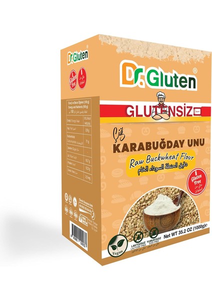 Dr.gluten Glutensiz Çiğ Karabuğday Unu fiyatları