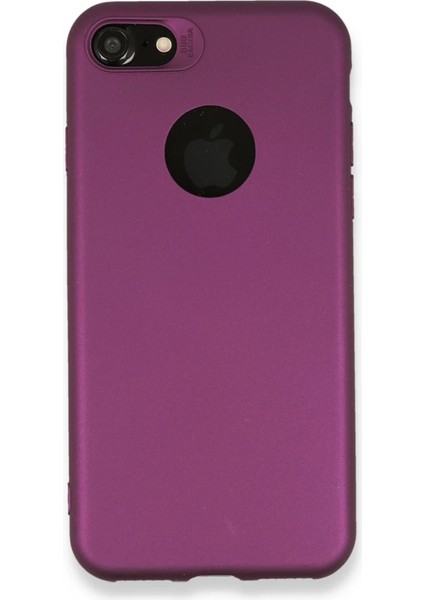 Iphone 7 Kılıf First Silikon - Mürdüm