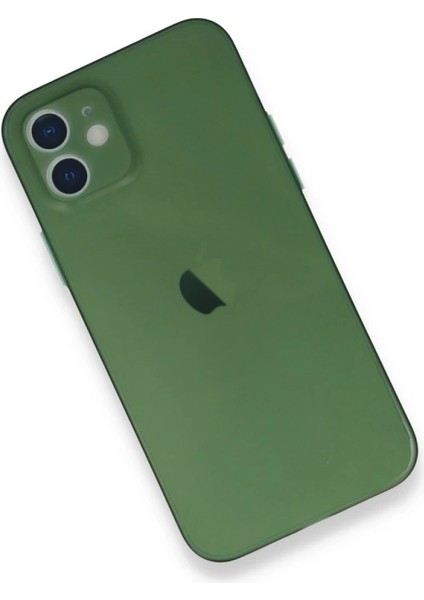 Iphone 12 Mini Kılıf Pp Ince Kapak - Yeşil modelleri