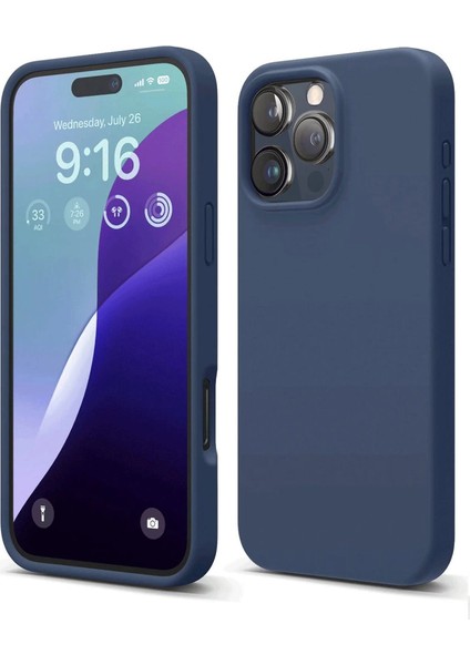 Iphone 16 Kılıf First Silikon - Lacivert